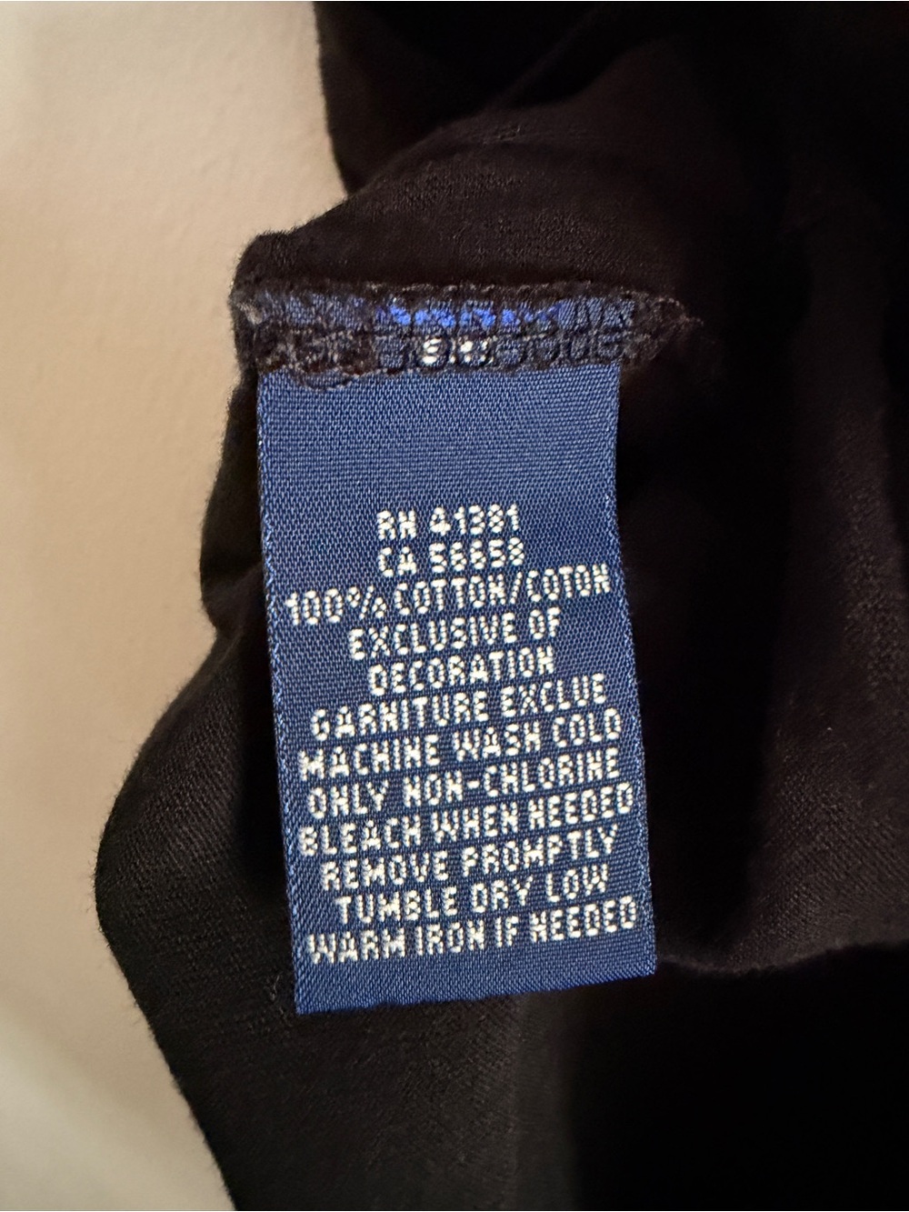 Ralph Lauren Black Pink Pony Crewneck Logo Tee Sz L - Picture 7 of 7